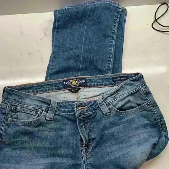 Women's Lola Boot Luck Brand Jeans Size 14/32 - Picture 4 of 4